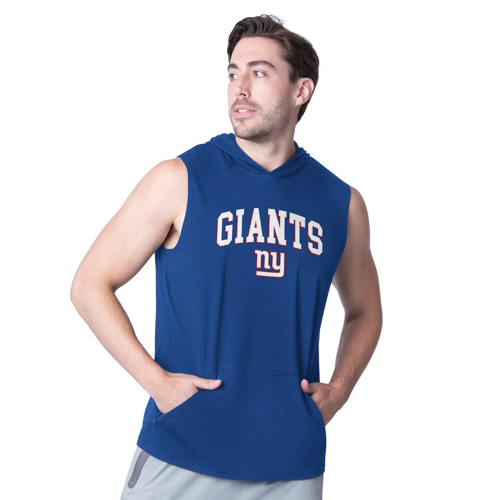 NFL New York Giants MSX by Michael Strahan Action Sleeveless Pullover Hoodie