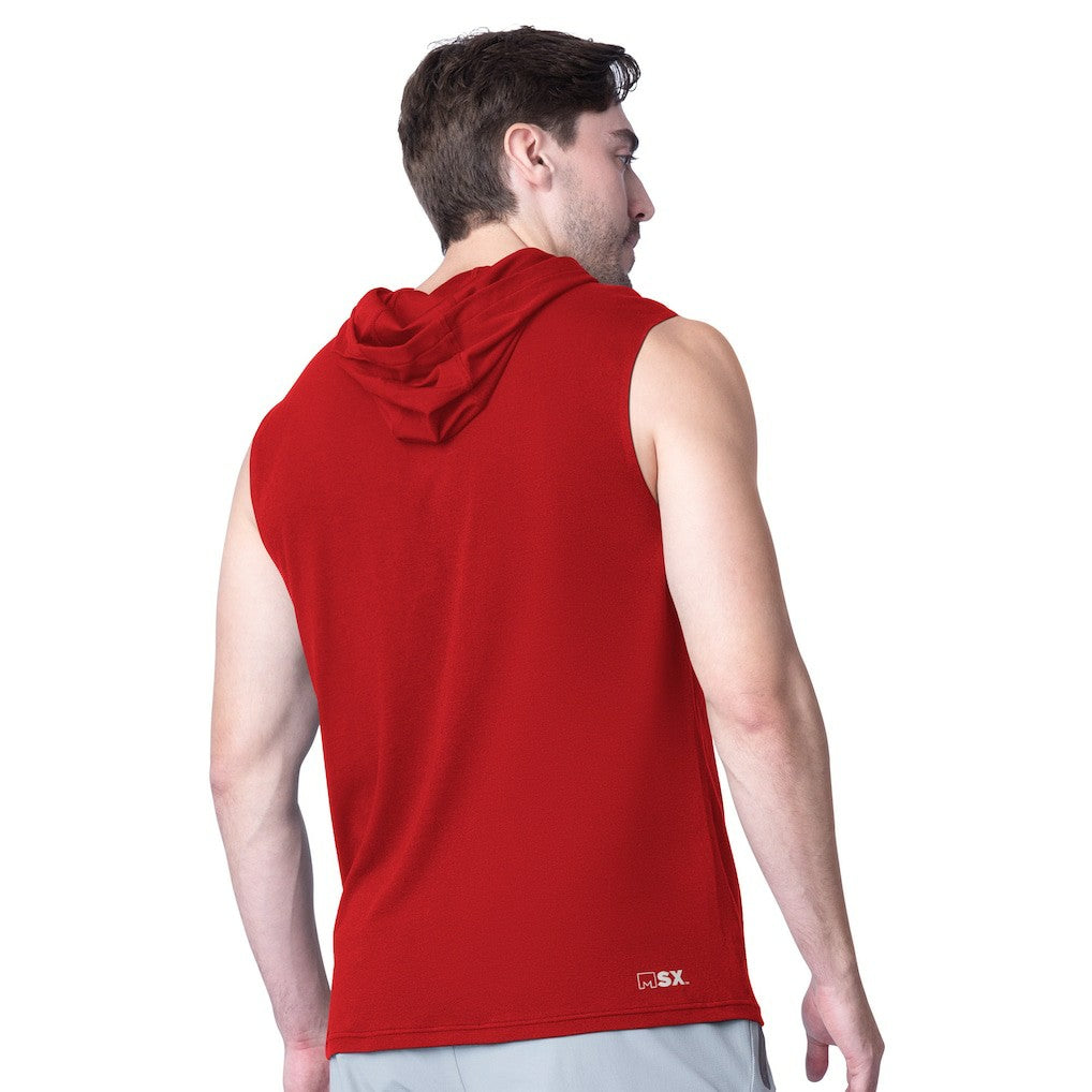 NFL Kansas City Chiefs MSX by Michael Strahan Action Sleeveless Pullover Hoodie