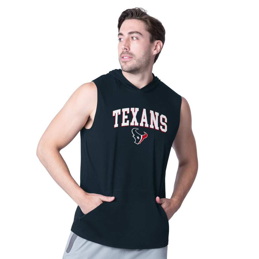 NFL Houston Texans MSX by Michael Strahan Action Sleeveless Pullover Hoodie