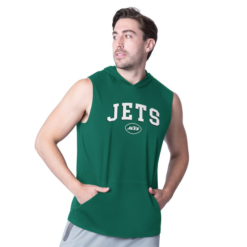 NFL New York Jets MSX by Michael Strahan Action Sleeveless Pullover Hoodie