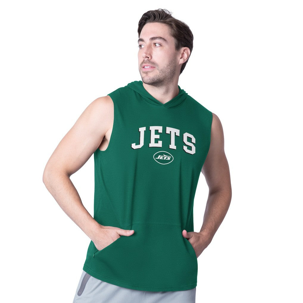 NFL New York Jets MSX by Michael Strahan Action Sleeveless Pullover Hoodie