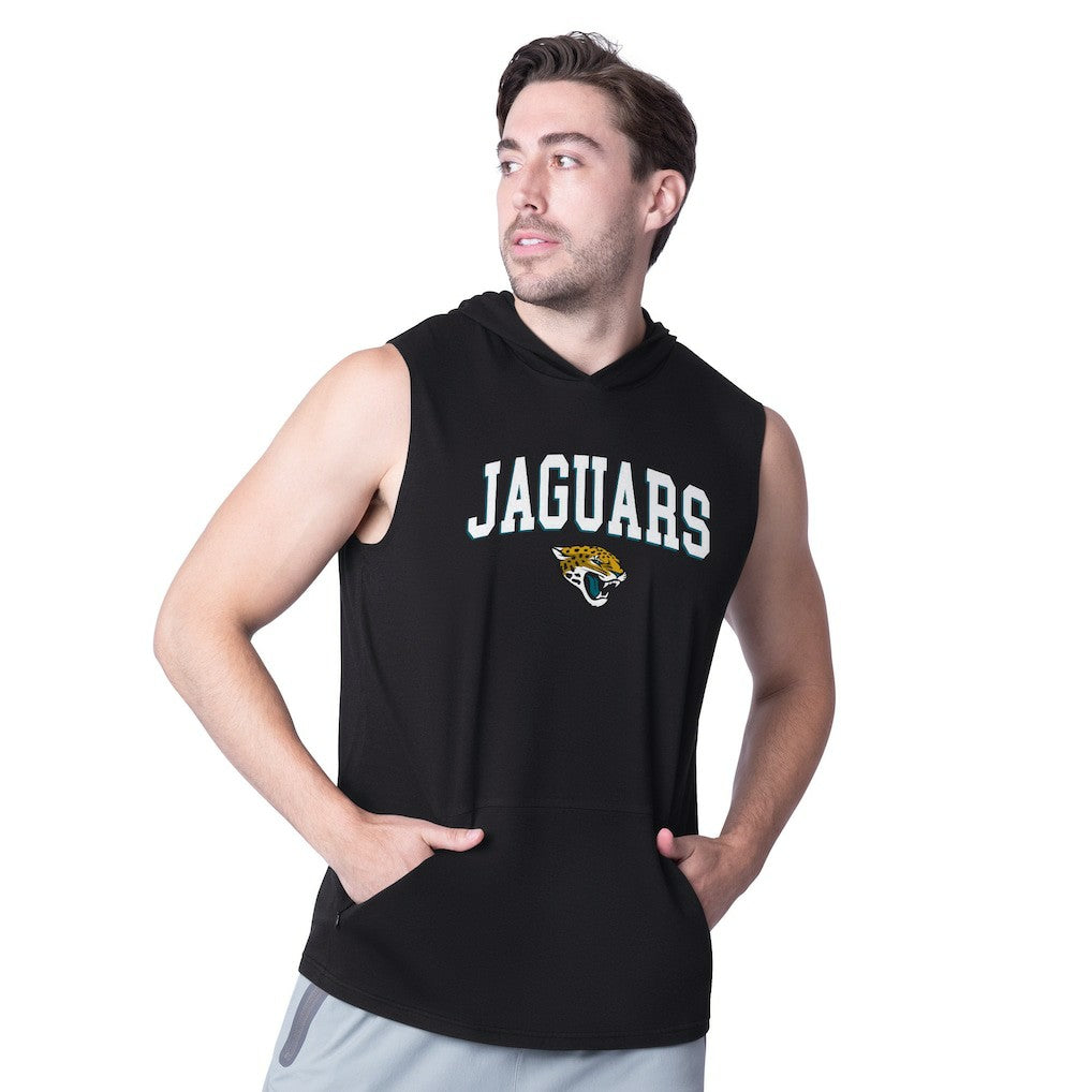 NFL Jacksonville Jaguars MSX by Michael Strahan Action Sleeveless Pullover Hoodie