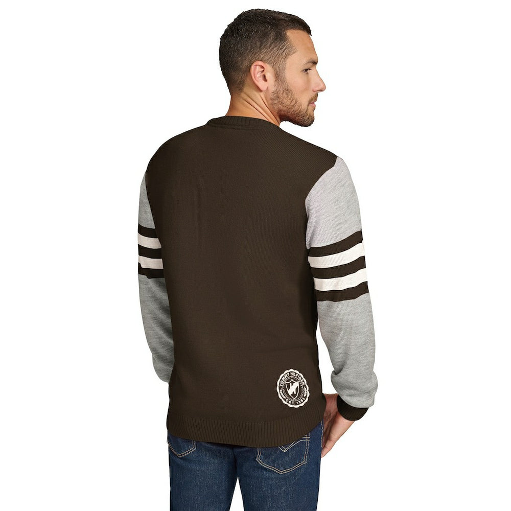 NFL Cleveland Browns Tommy Hilfiger Acrylic Crewneck Pullover Sweater