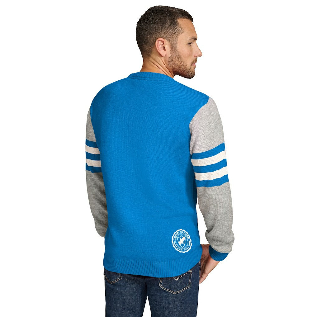 NFL Los Angeles Chargers Tommy Hilfiger Acrylic Crewneck Pullover Sweater