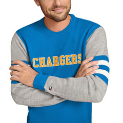 NFL Los Angeles Chargers Tommy Hilfiger Acrylic Crewneck Pullover Sweater