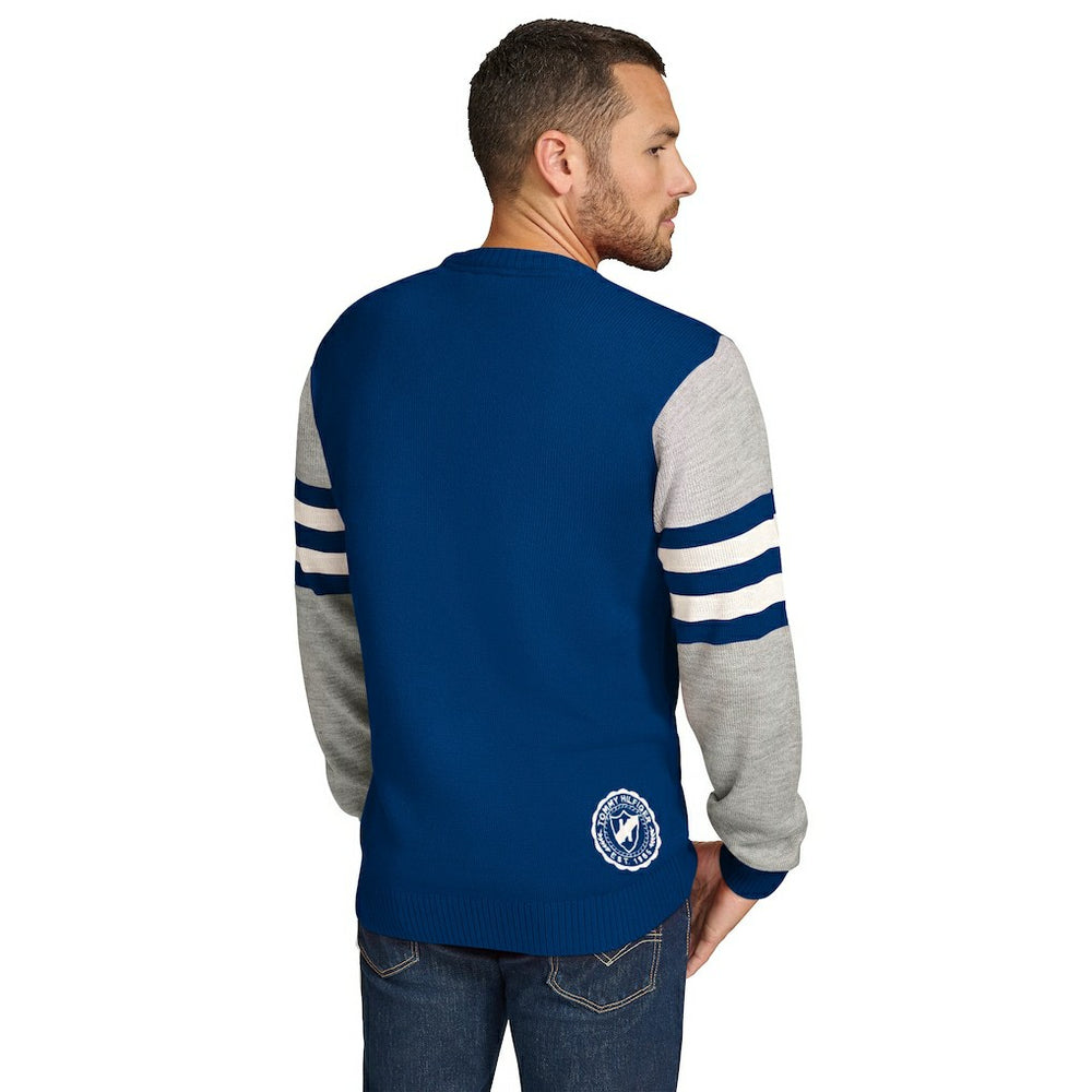 NFL Indianapolis Colts Tommy Hilfiger Acrylic Crewneck Pullover Sweater