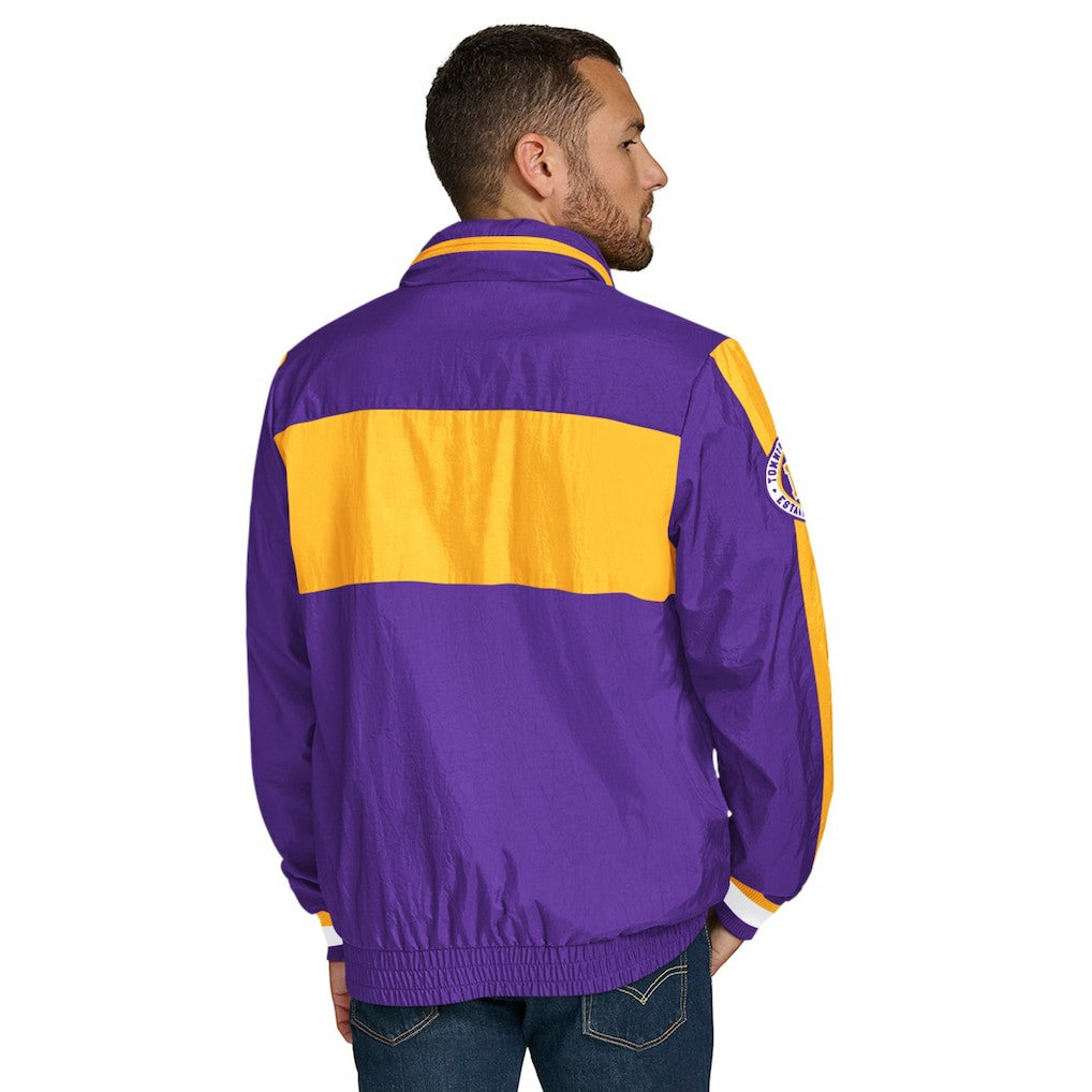 NFL Minnesota Vikings Tommy Hilfiger Gael Lightweight Half-Zip Hoodie Jacket