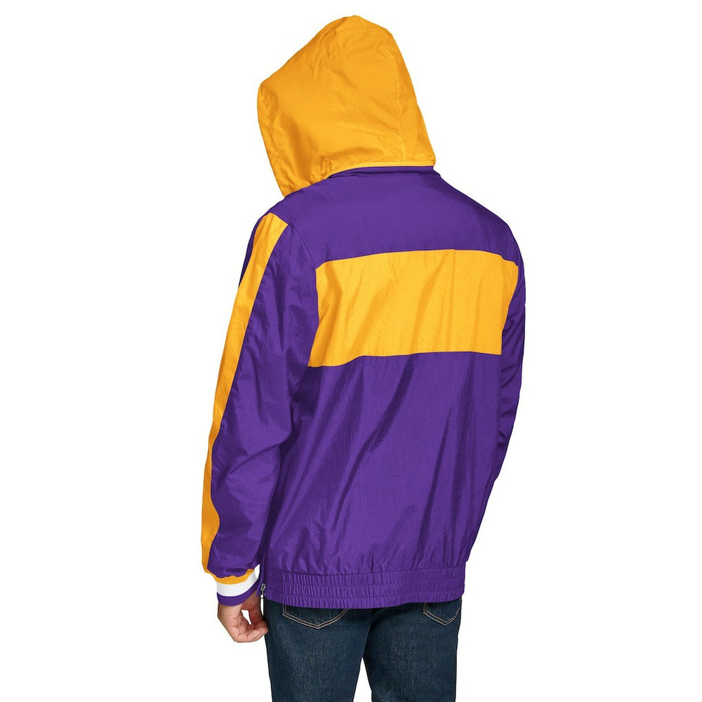 NFL Minnesota Vikings Tommy Hilfiger Gael Lightweight Half-Zip Hoodie Jacket