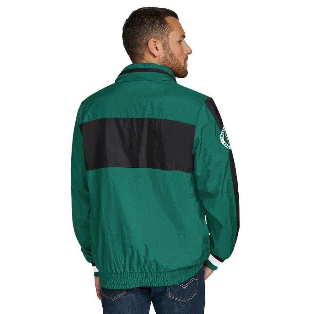 NFL New York Jets Tommy Hilfiger Gael Lightweight Half-Zip Hoodie Jacket