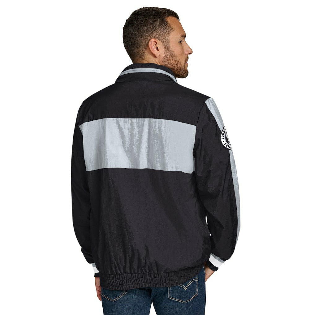 NFL Las Vegas Raiders Tommy Hilfiger Gael Lightweight Half-Zip Hoodie Jacket