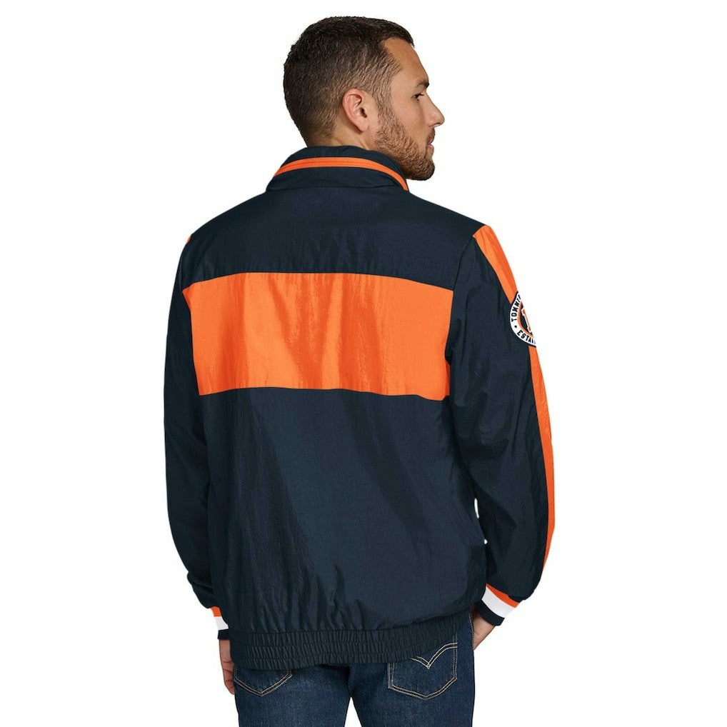 NFL Chicago Bears Tommy Hilfiger Gael Lightweight Half-Zip Pullover Hoodie Jacket