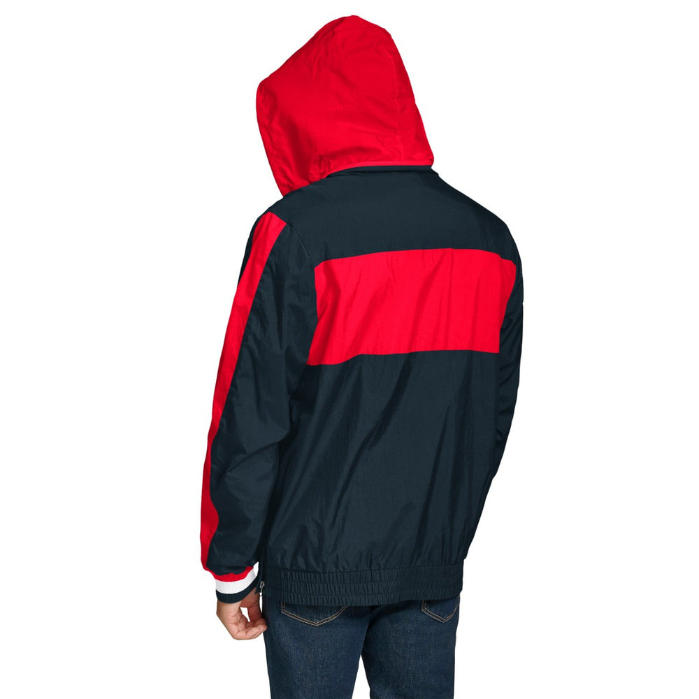 NFL Houston Texans Tommy Hilfiger Gael Lightweight Half-Zip Pullover Hoodie Jacket