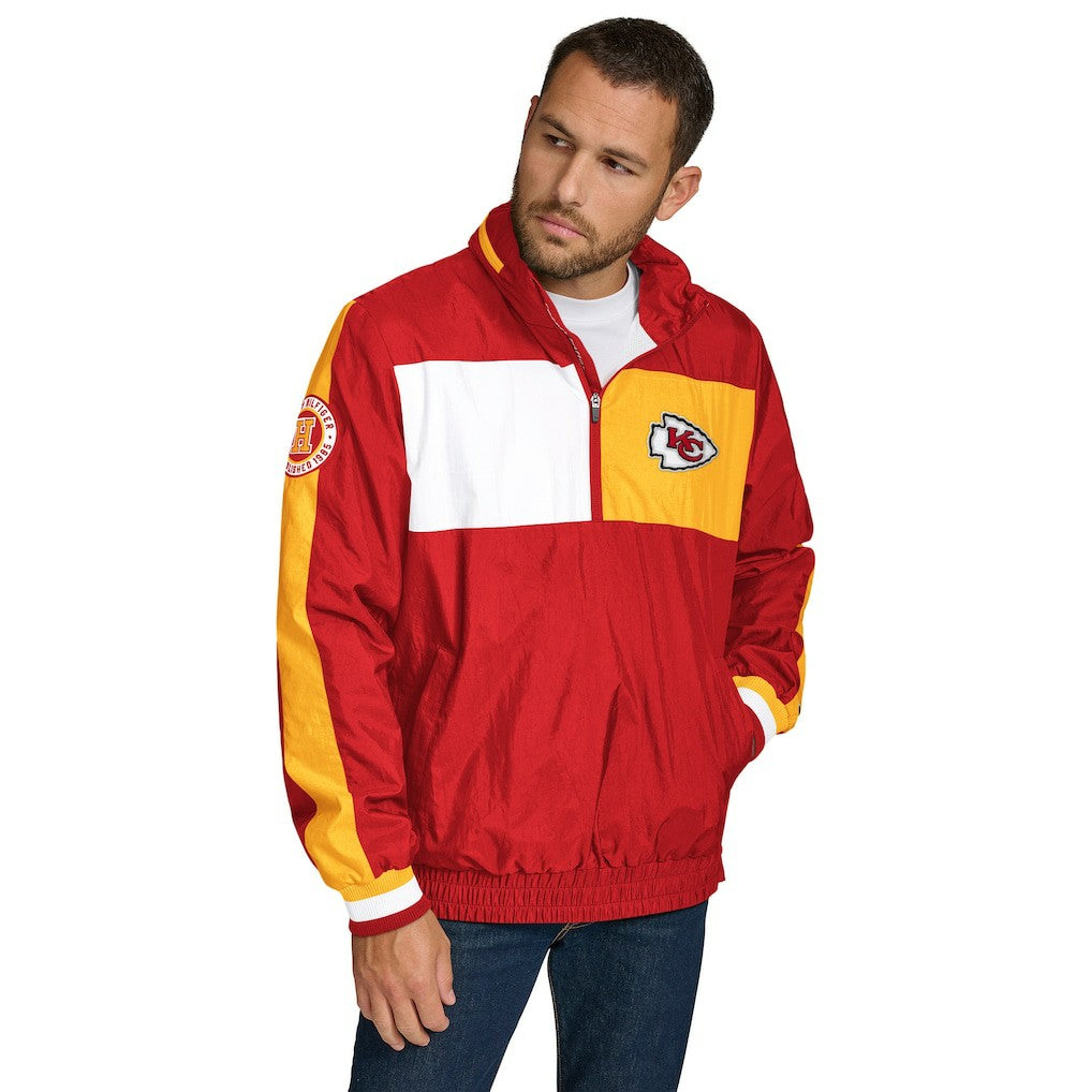 NFL Kansas City Chiefs Tommy Hilfiger Gael Lightweight Half-Zip Hoodie Jacket