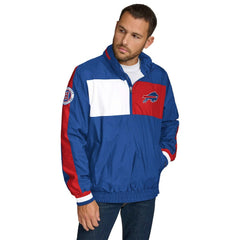 NFL Buffalo Bills Tommy Hilfiger Gael Lightweight Half-Zip Hoodie Jacket