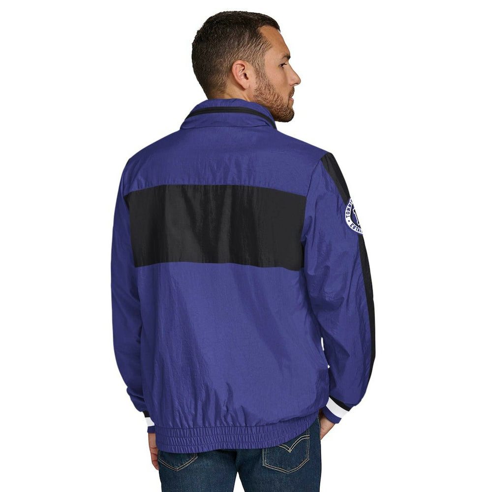 NFL Baltimore Ravens Tommy Hilfiger Gael Lightweight Half-Zip Pullover Hoodie Jacket