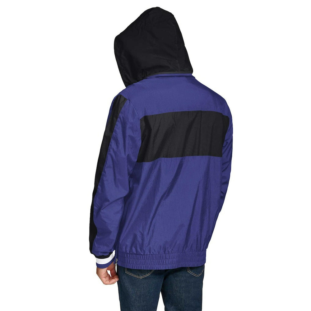NFL Baltimore Ravens Tommy Hilfiger Gael Lightweight Half-Zip Pullover Hoodie Jacket