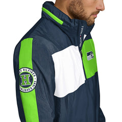 NFL Seattle Seahawks Tommy Hilfiger Gael Lightweight Half-Zip Pullover Hoodie Jacket