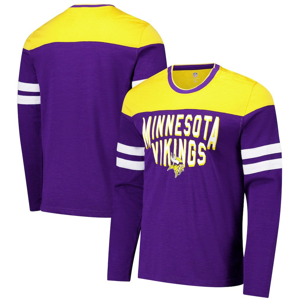 NFL Minnesota Vikings G-III Sports by Carl Banks Adaptive Hail Mary Long Sleeve T-Shirt