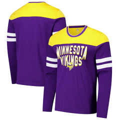 NFL Minnesota Vikings G-III Sports by Carl Banks Adaptive Hail Mary Long Sleeve T-Shirt