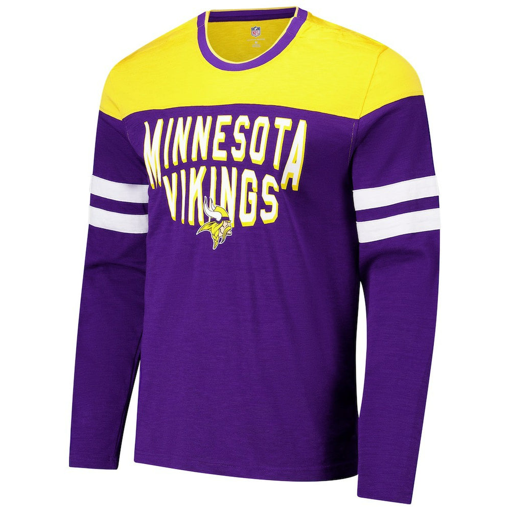 NFL Minnesota Vikings G-III Sports by Carl Banks Adaptive Hail Mary Long Sleeve T-Shirt