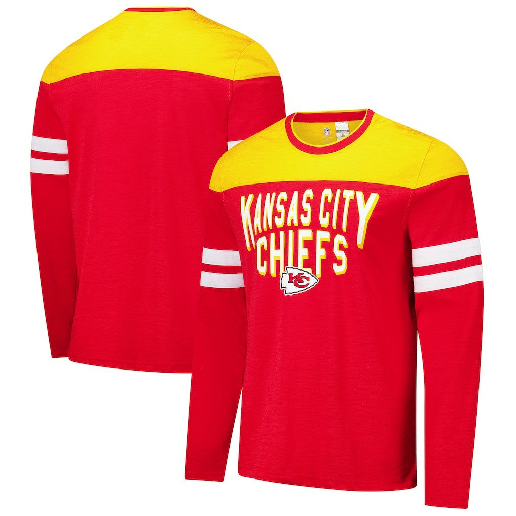 NFL Kansas City Chiefs G-III Sports by Carl Banks Adaptive Hail Mary Long Sleeve T-Shirt