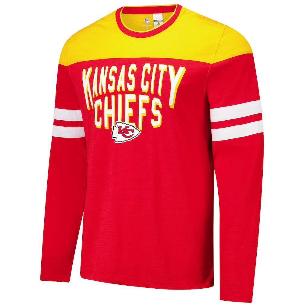 NFL Kansas City Chiefs G-III Sports by Carl Banks Adaptive Hail Mary Long Sleeve T-Shirt