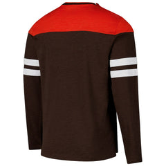 NFL Cleveland Browns G-III Sports by Carl Banks Adaptive Hail Mary Long Sleeve T-Shirt
