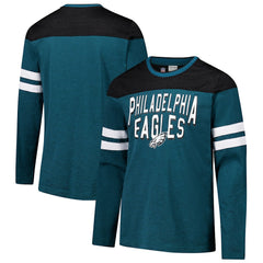 NFL Philadelphia Eagles G-III Sports by Carl Banks Adaptive Hail Mary Long Sleeve T-Shirt