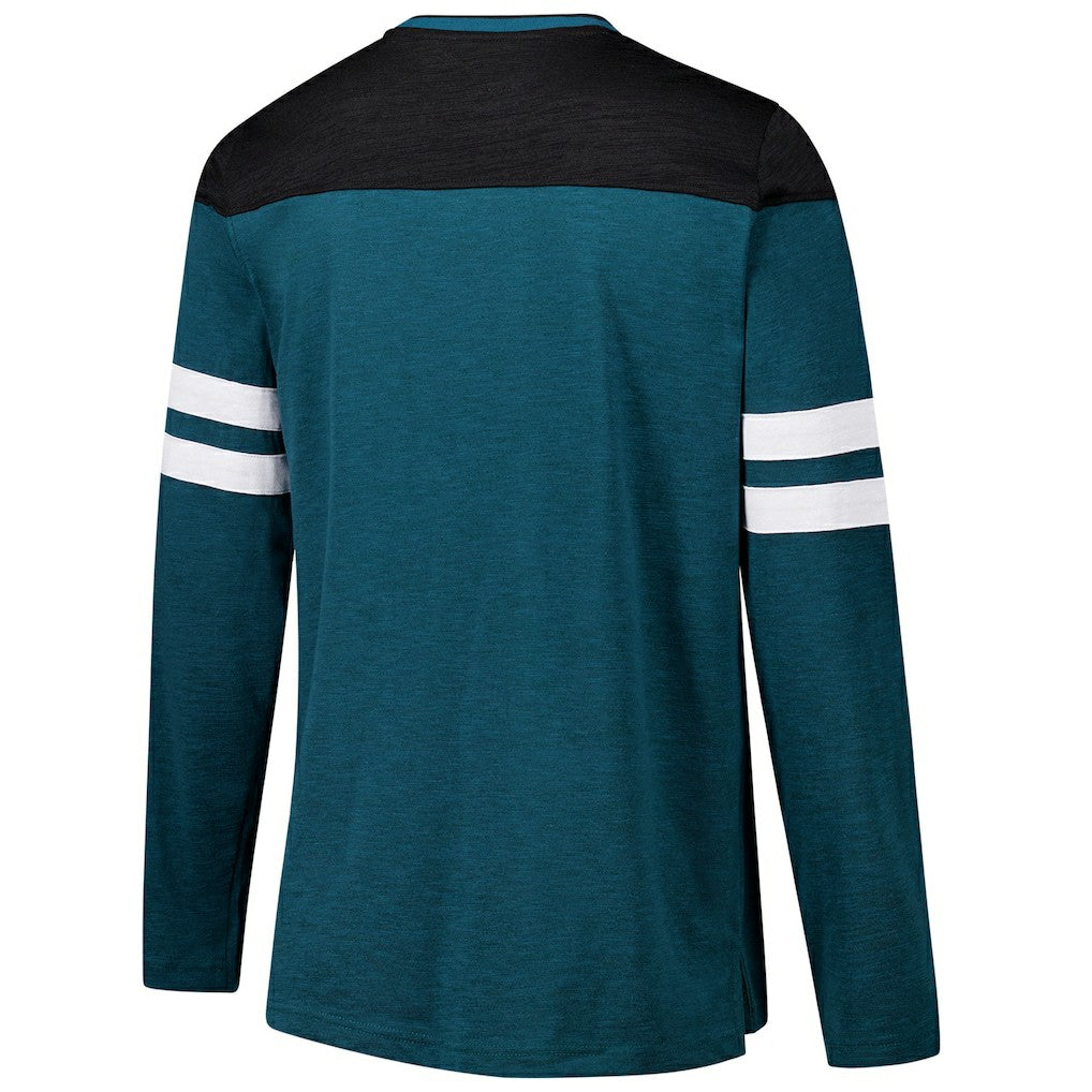 NFL Philadelphia Eagles G-III Sports by Carl Banks Adaptive Hail Mary Long Sleeve T-Shirt
