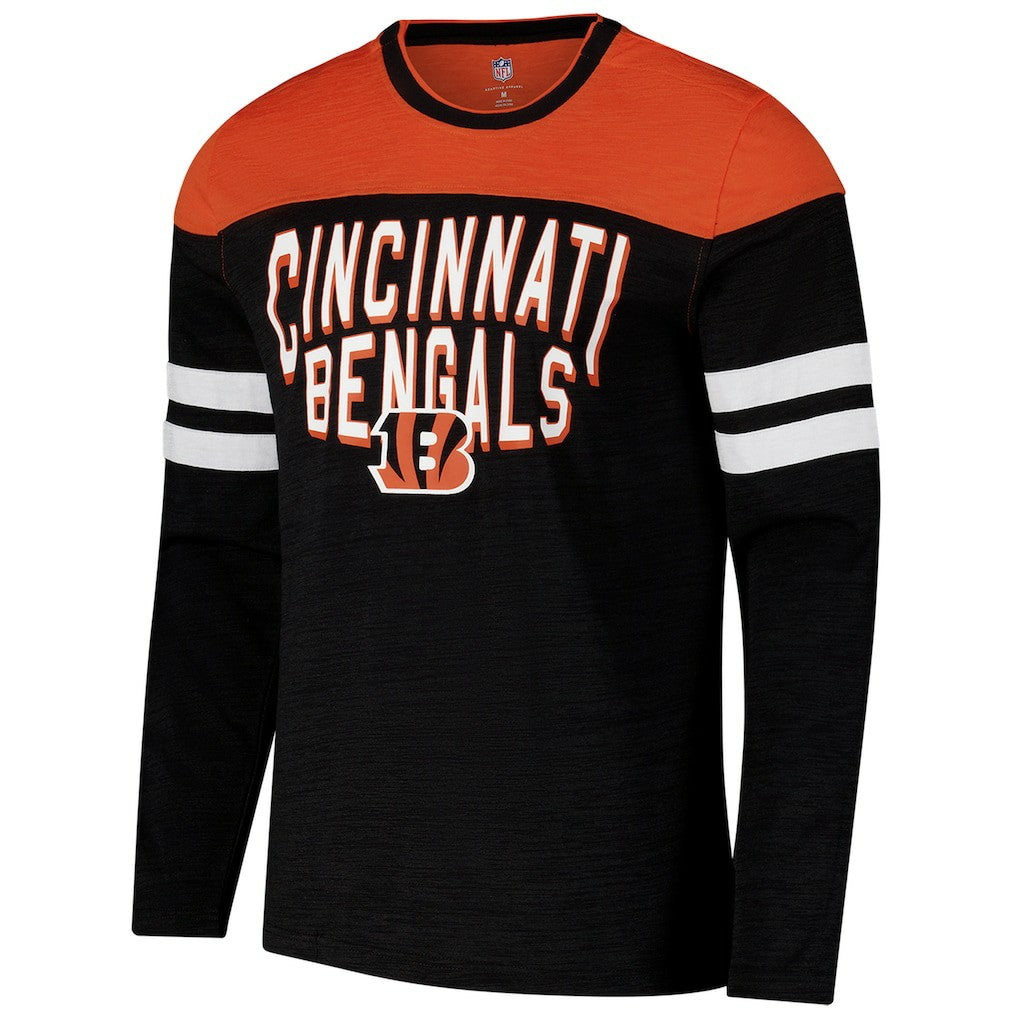 NFL Cincinnati Bengals G-III Sports by Carl Banks Adaptive Hail Mary Long Sleeve T-Shirt