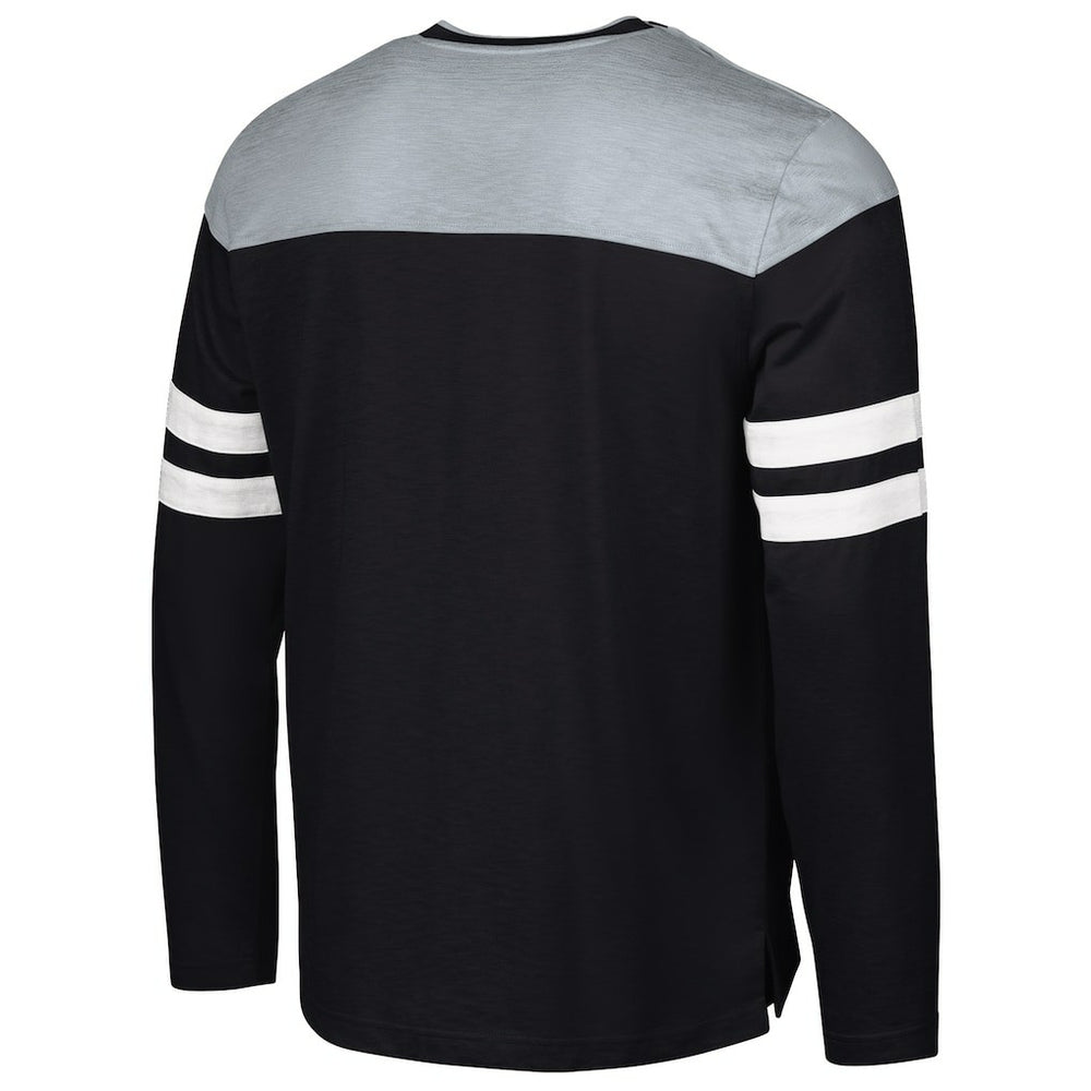 NFL Las Vegas Raiders G-III Sports by Carl Banks Adaptive Hail Mary Long Sleeve T-Shirt