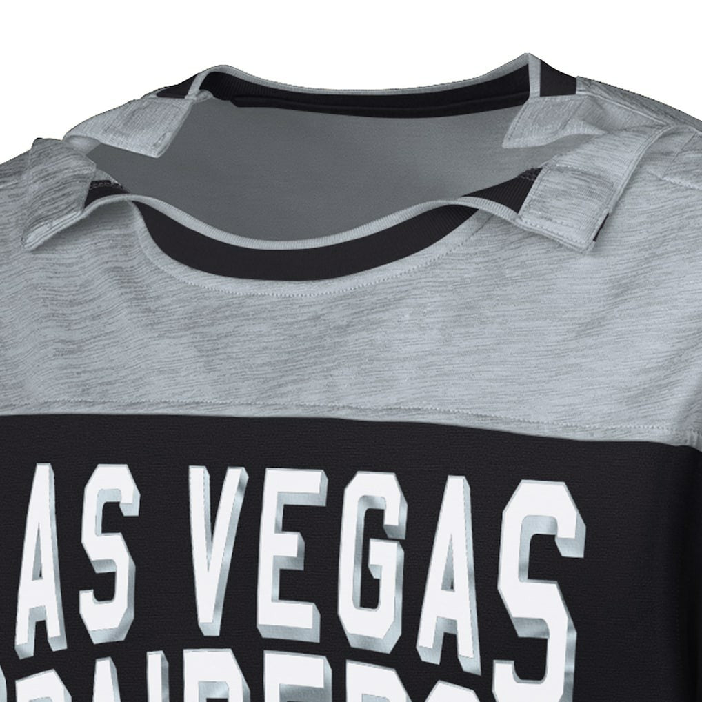 NFL Las Vegas Raiders G-III Sports by Carl Banks Adaptive Hail Mary Long Sleeve T-Shirt