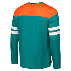 NFL Miami Dolphins G-III Sports by Carl Banks Adaptive Hail Mary Long Sleeve T-Shirt