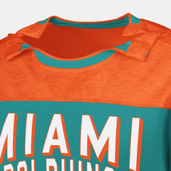 NFL Miami Dolphins G-III Sports by Carl Banks Adaptive Hail Mary Long Sleeve T-Shirt