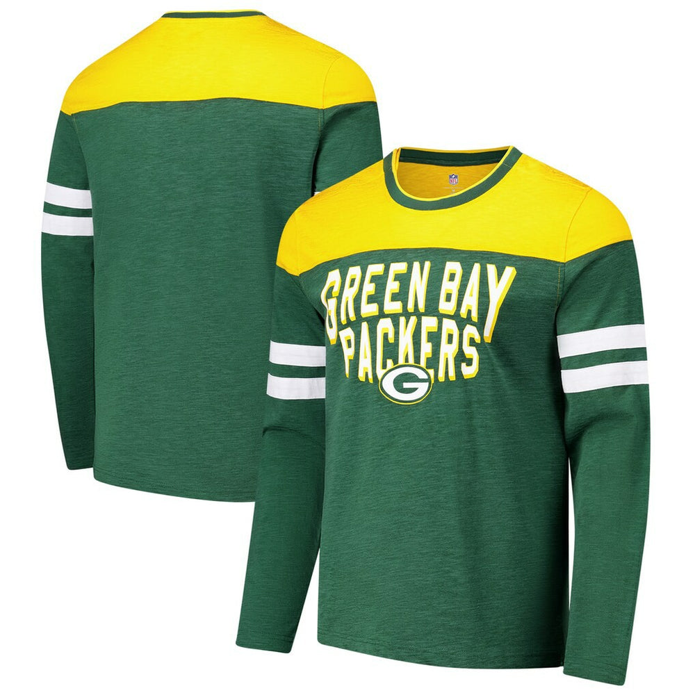 NFL Green Bay Packers G-III Sports by Carl Banks Adaptive Hail Mary Long Sleeve T-Shirt