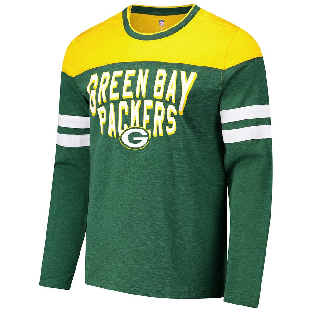 NFL Green Bay Packers G-III Sports by Carl Banks Adaptive Hail Mary Long Sleeve T-Shirt
