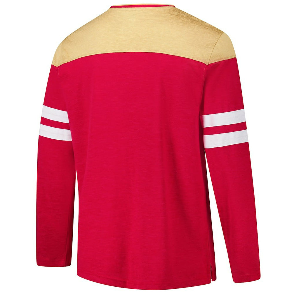 NFL San Francisco 49ers G-III Sports by Carl Banks Adaptive Hail Mary Long Sleeve T-Shirt