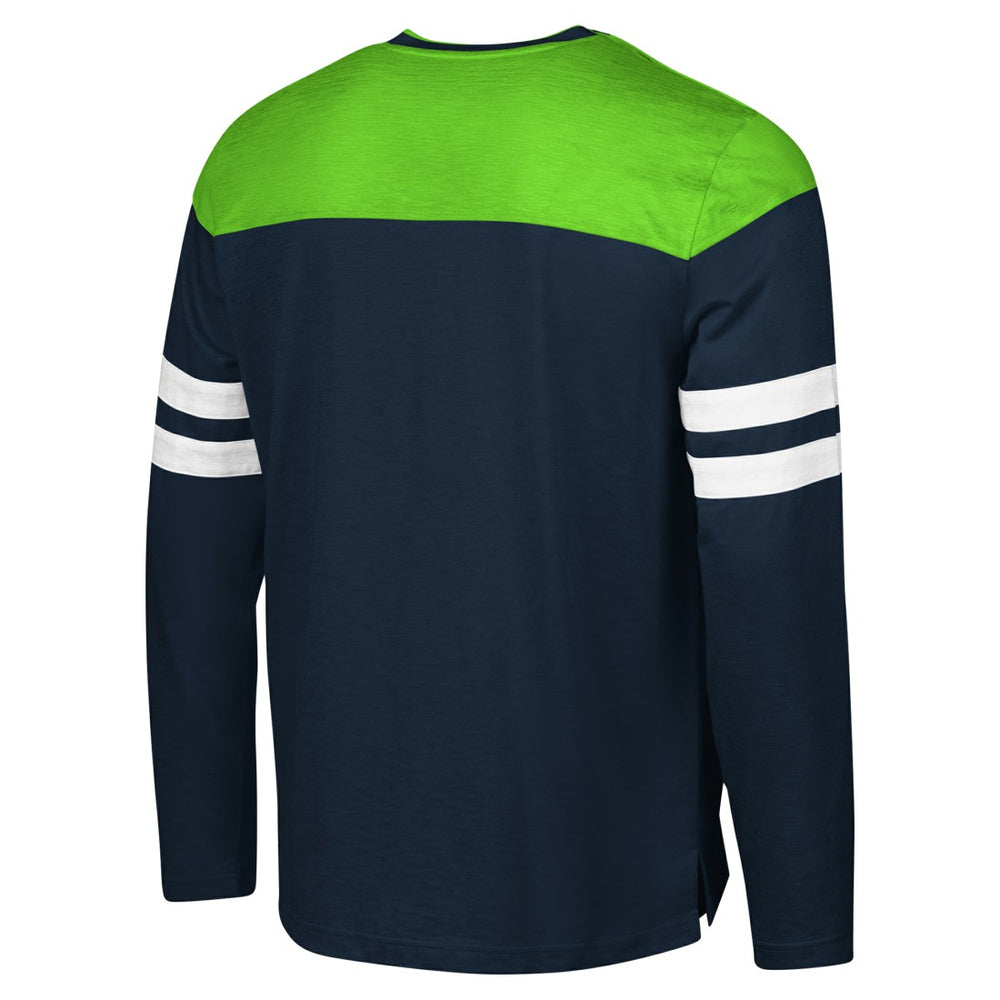NFL Seattle Seahawks G-III Sports by Carl Banks Adaptive Hail Mary Long Sleeve T-Shirt