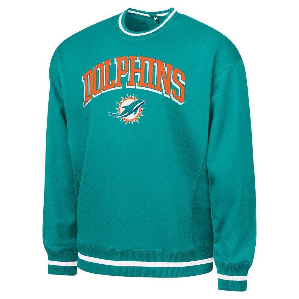 NFL Miami Dolphins G-III Sports by Carl Banks Adaptive Blocker Fleece Pullover Sweatshirt
