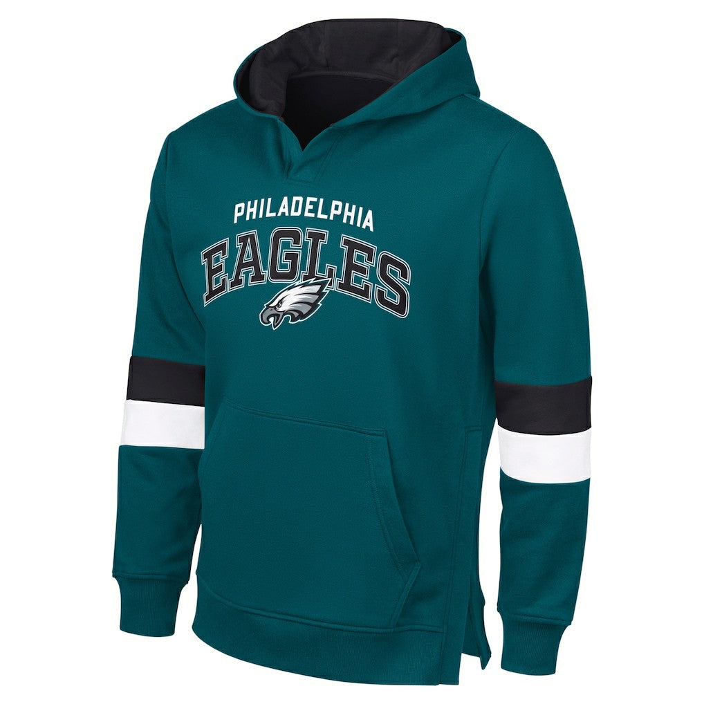 NFL Philadelphia Eagles G-III Sports by Carl BanksMen's Adaptive Faceoff Pullover Hoodie