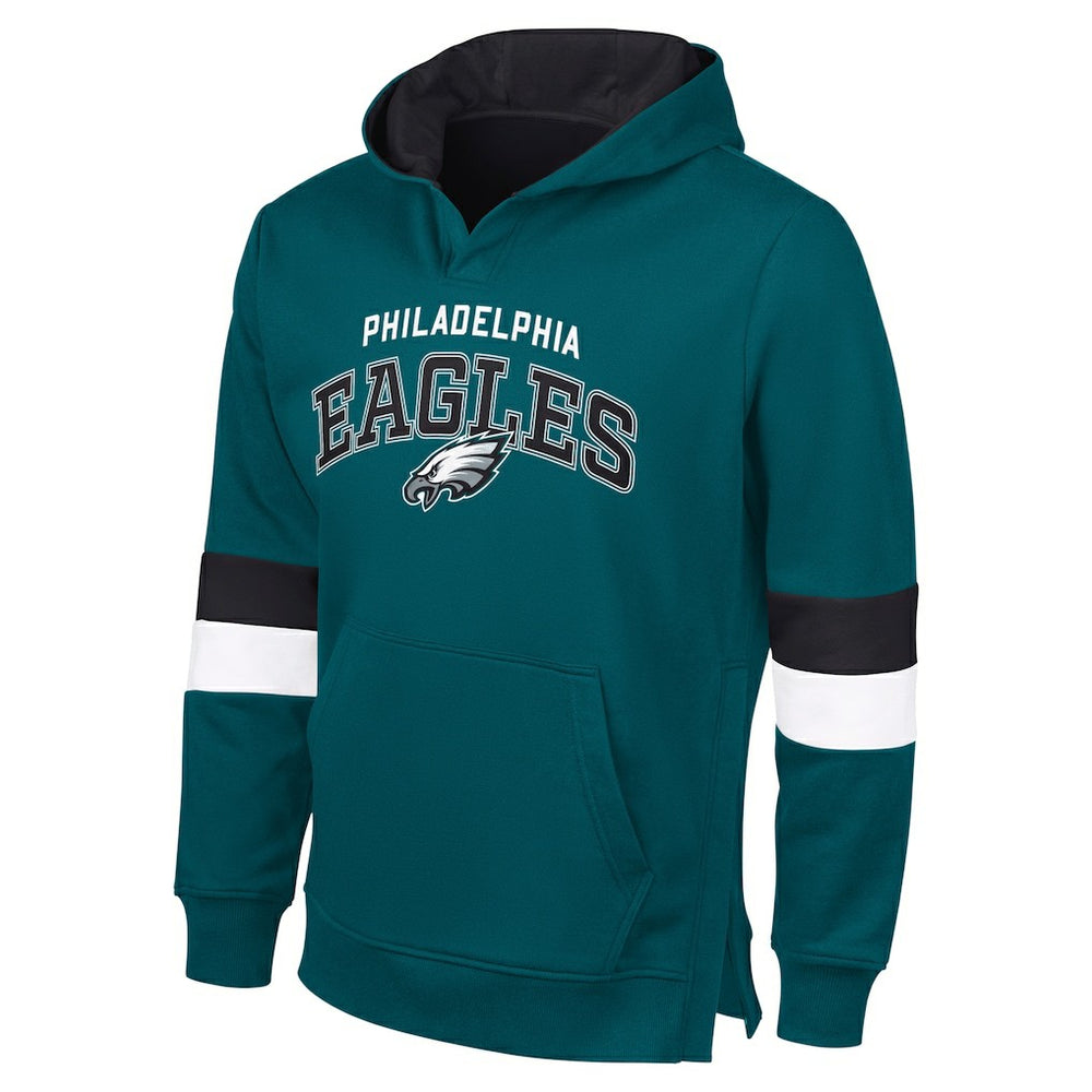 NFL Philadelphia Eagles G-III Sports by Carl BanksMen's Adaptive Faceoff Pullover Hoodie