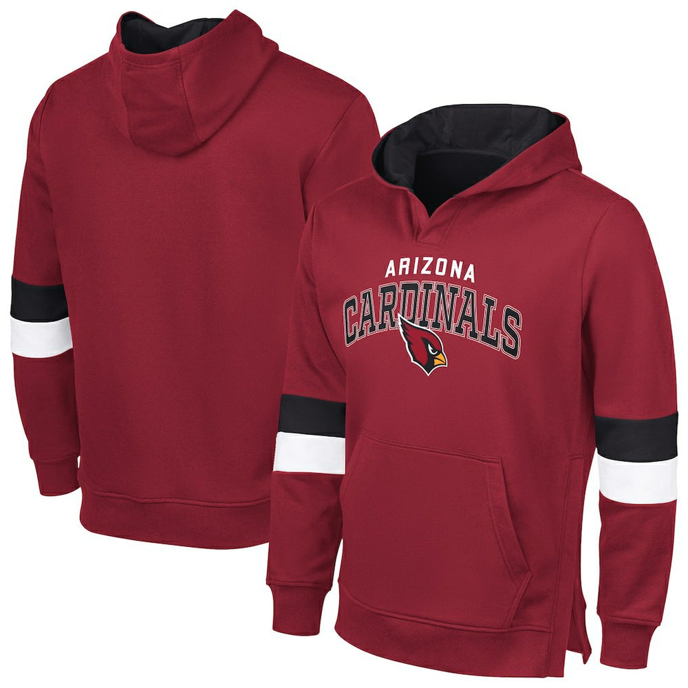 NFL Arizona Cardinals G-III Sports by Carl Banks Adaptive Faceoff Pullover Hoodie