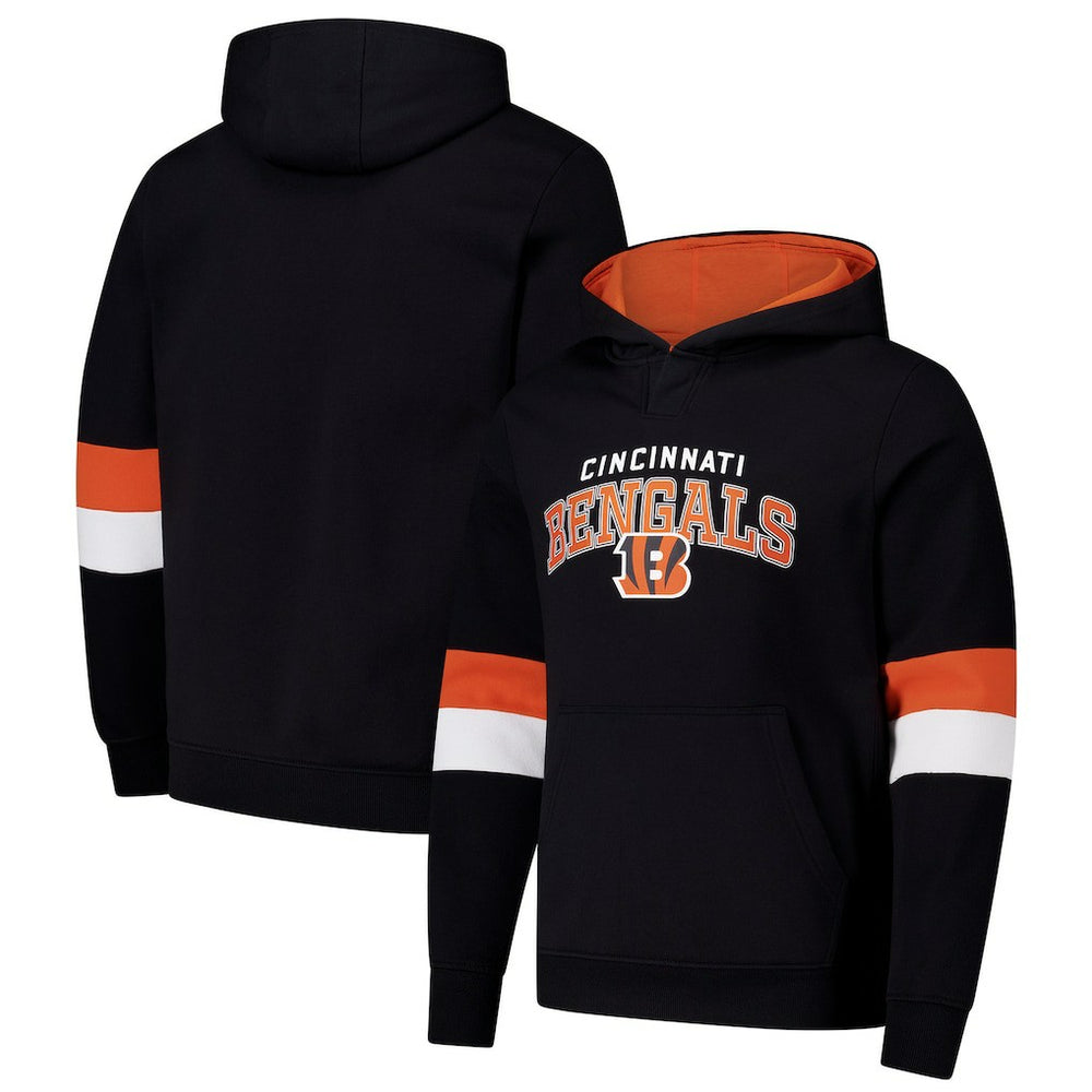 NFL Cincinnati Bengals G-III Sports by Carl Banks Adaptive Faceoff Pullover Hoodie