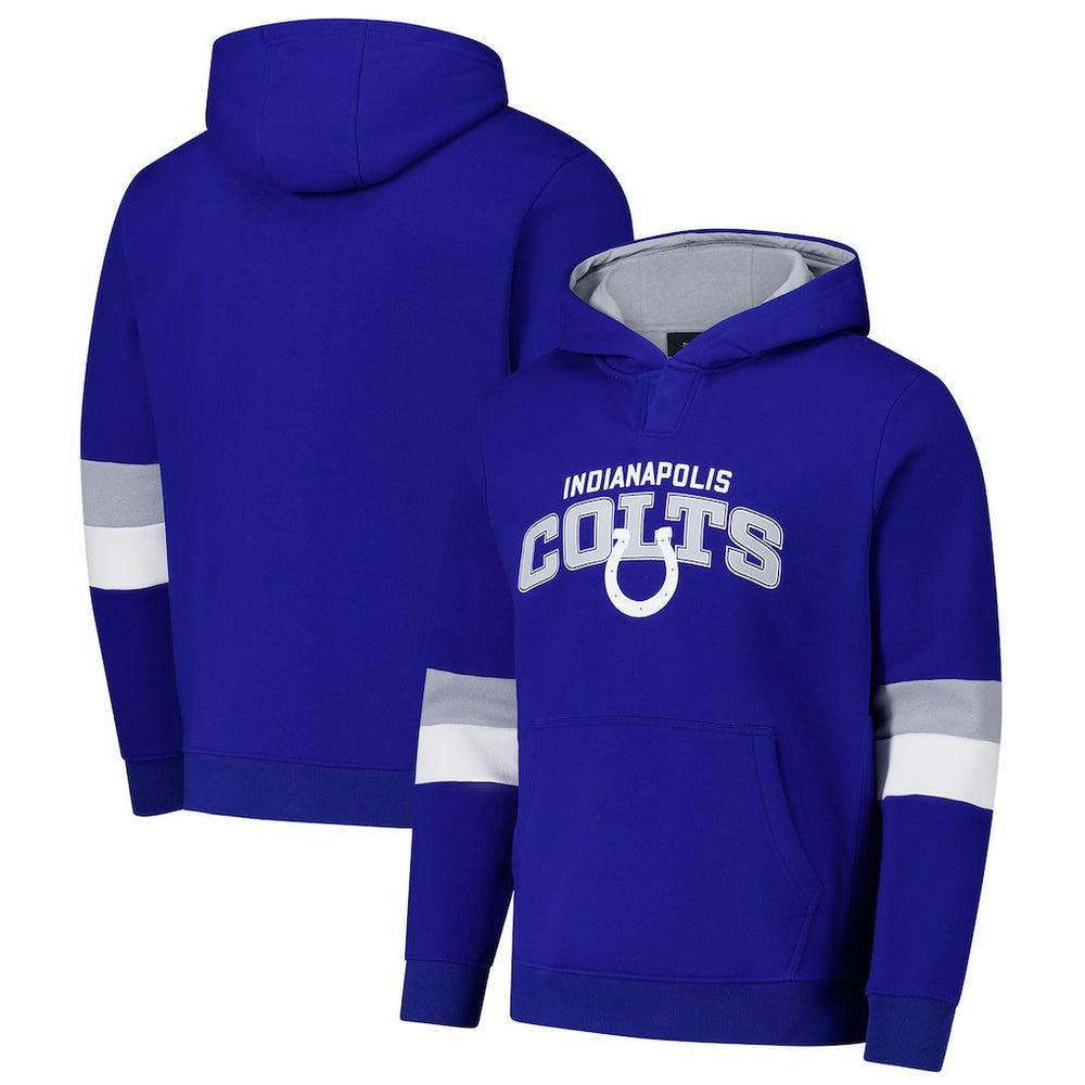 NFL Indianapolis Colts G-III Sports by Carl Banks Adaptive Faceoff Pullover Hoodie