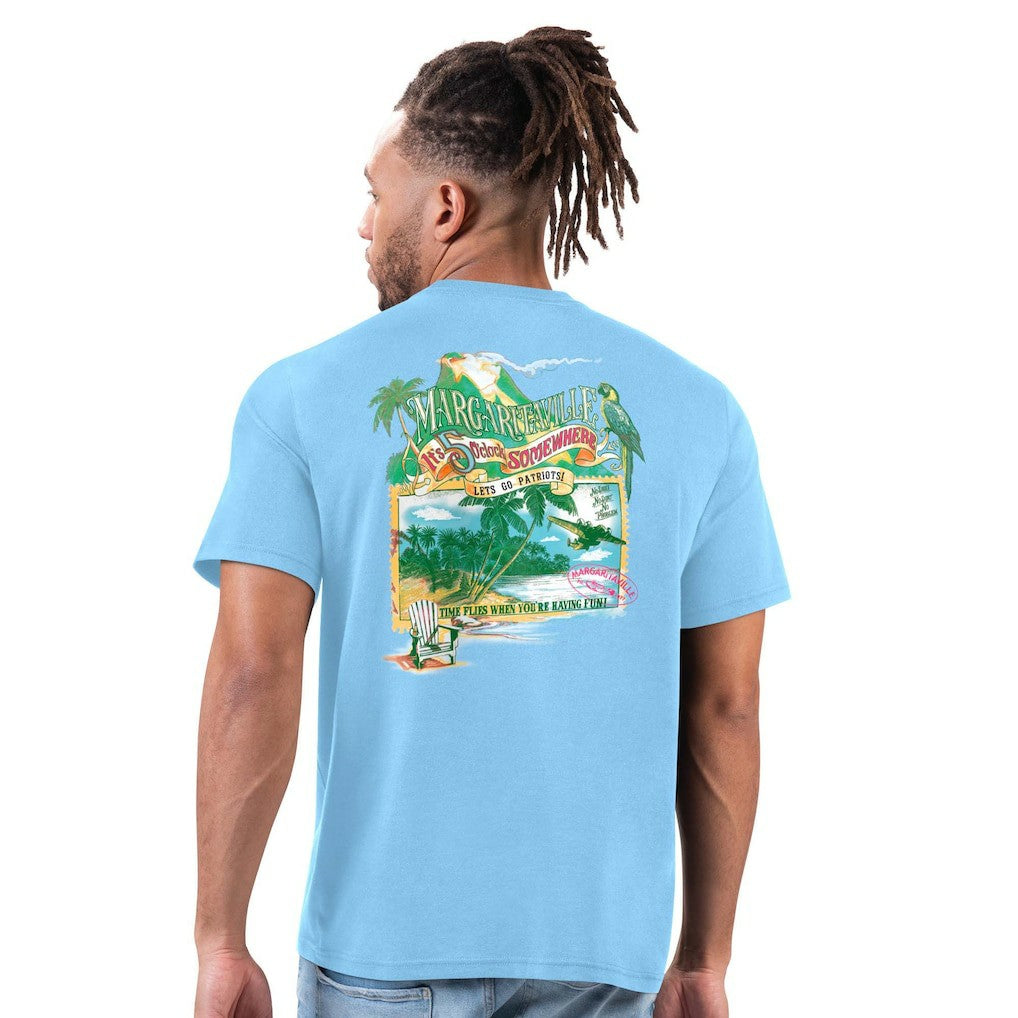 NFL New England Patriots Margaritaville Time Flies T-Shirt