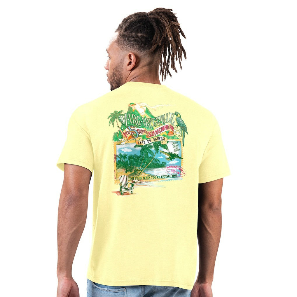 NFL New Orleans Saints Margaritaville Time Flies T-Shirt