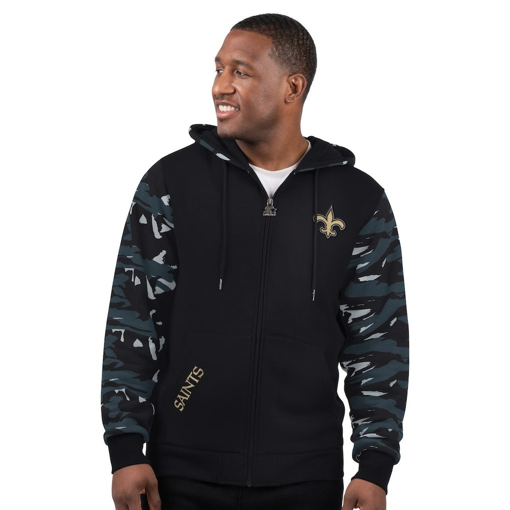 NFL New Orleans Saints Starter Thursday Night Gridiron Full-Zip Hoodie