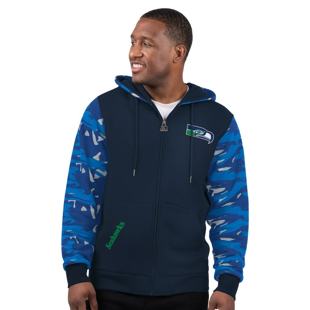 NFL Seattle Seahawks Starter Thursday Night Gridiron Vintage Logo Full-Zip Hoodie