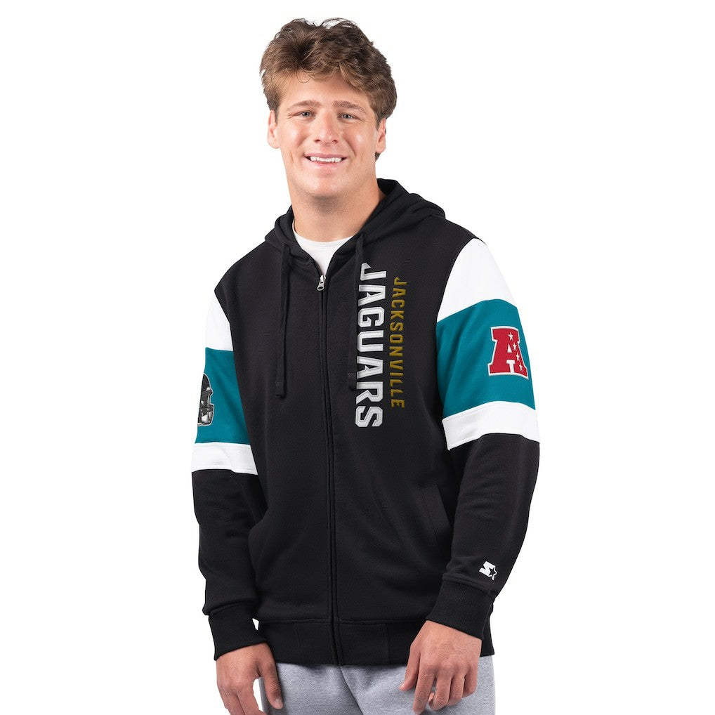 NFL Jacksonville Jaguars Starter Extreme Full-Zip Hoodie