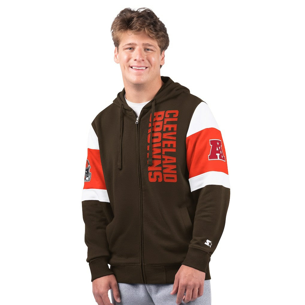 NFL Cleveland Browns Starter Extreme Full-Zip Hoodie